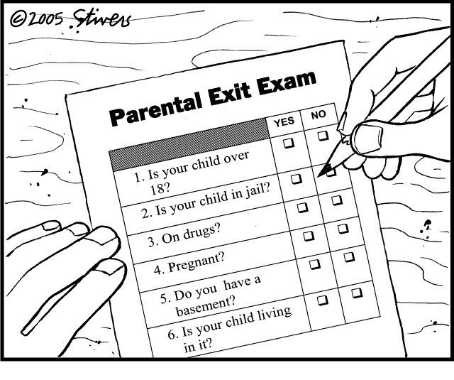 Parental exit exam